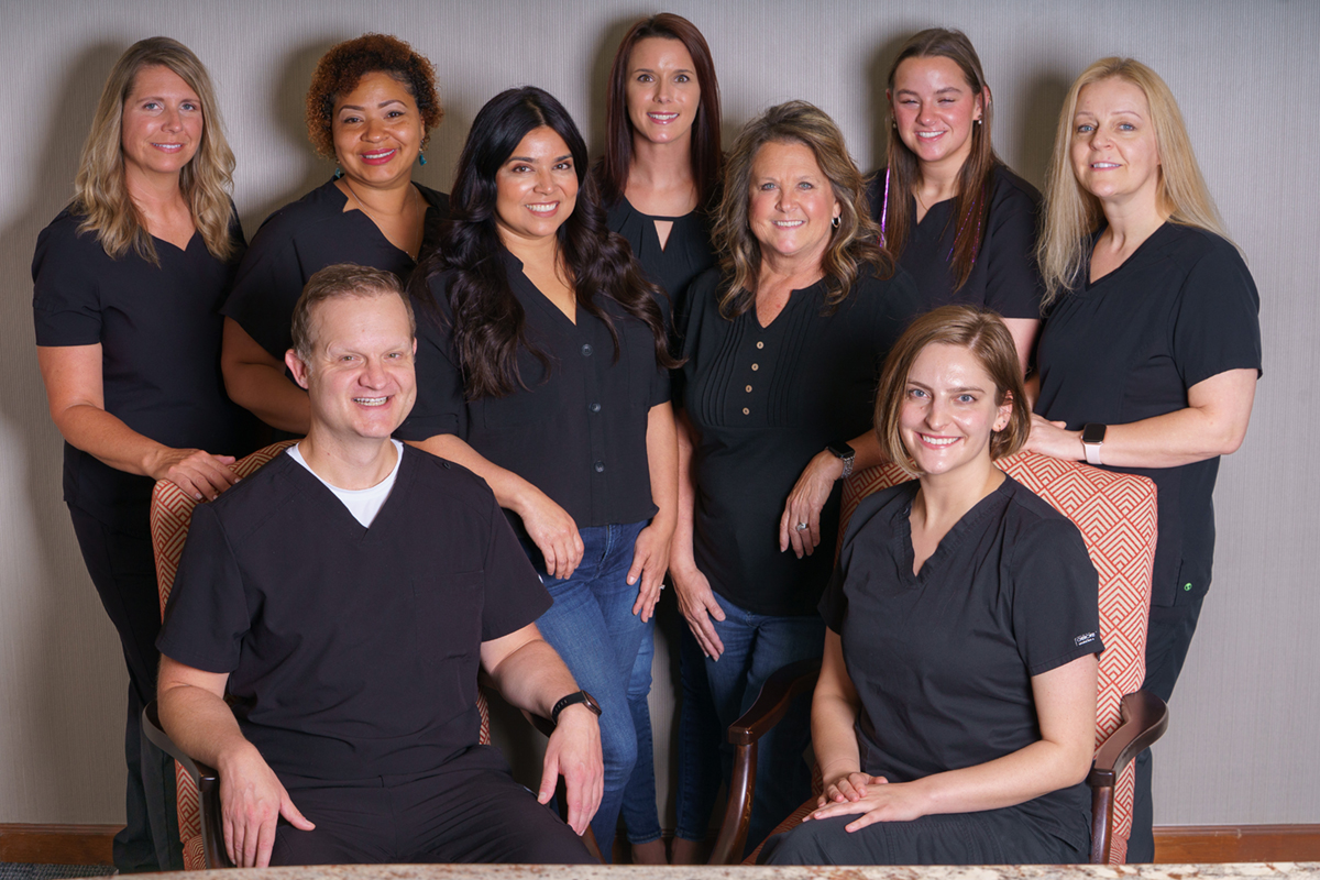The dental team at Walton Family, Cosmetic & Implant Dentistry in Greenwoond Indiana